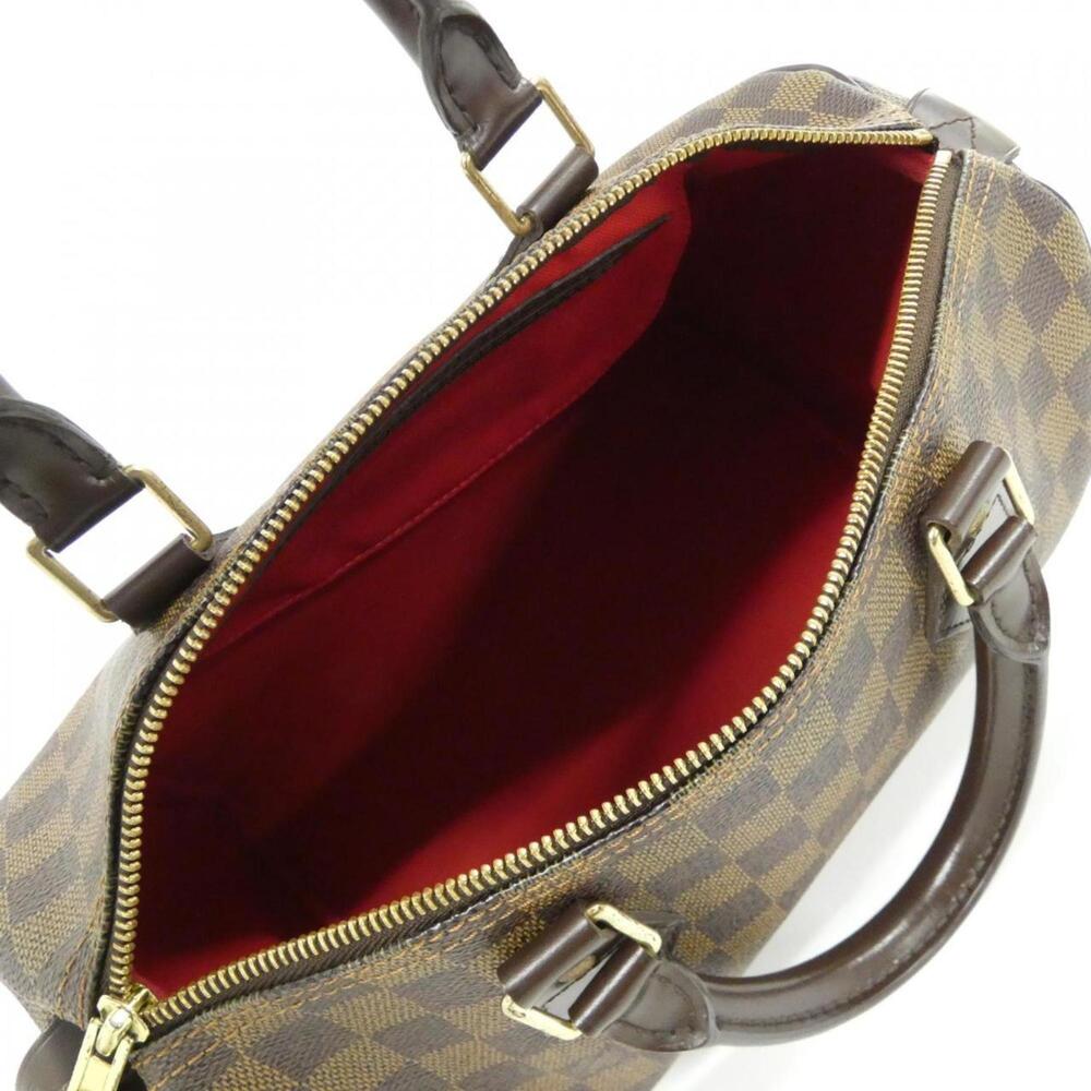 LOUIS VUITTON Brown Damier Speedy 30 Boston Bag - Picture 6 of 7